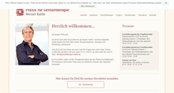 Desktop Screenshot of gestalttherapie-rabbe.de